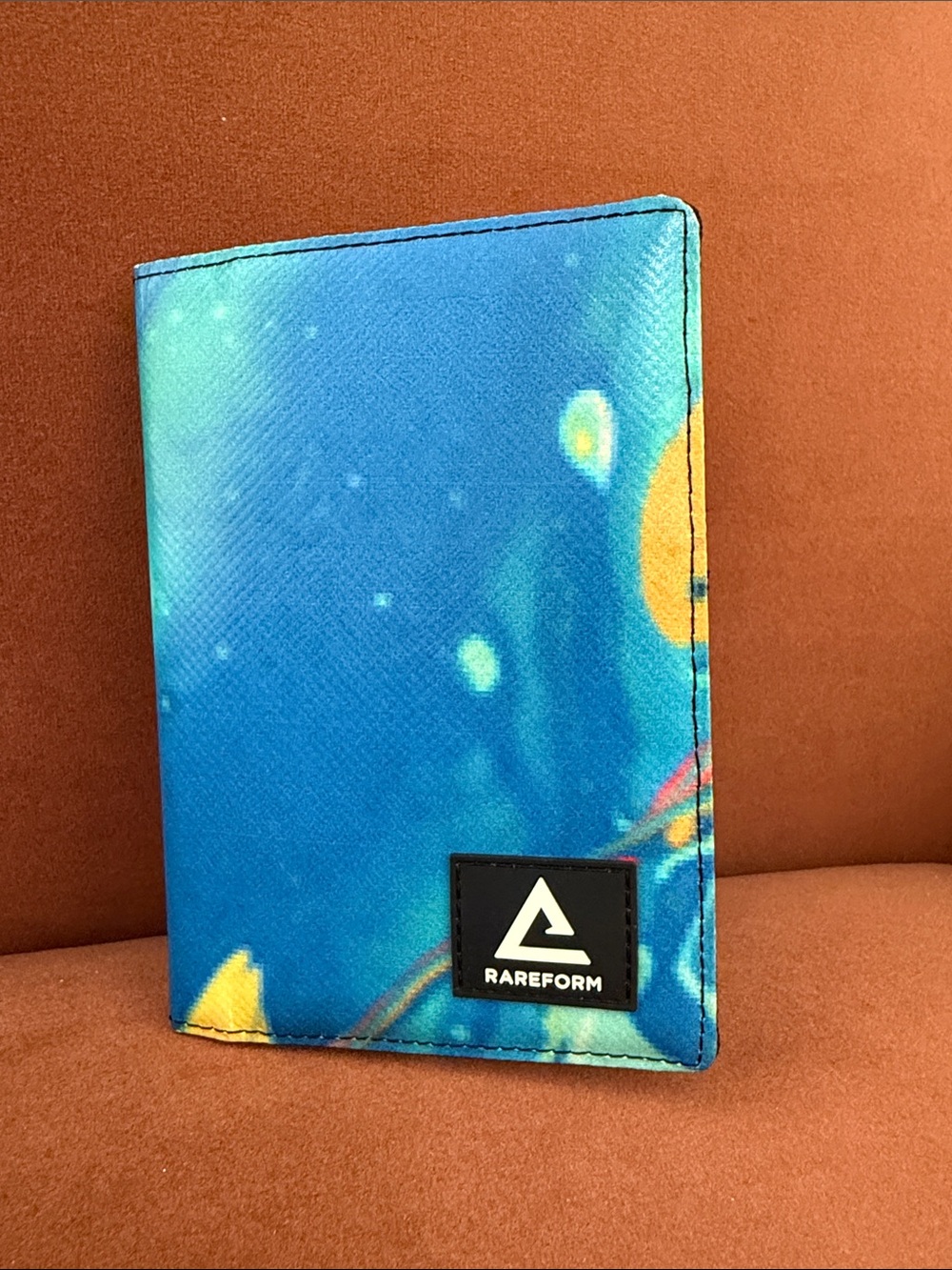 Rareform Blue Abstract Passport Sleeve - Protective Travel Cover